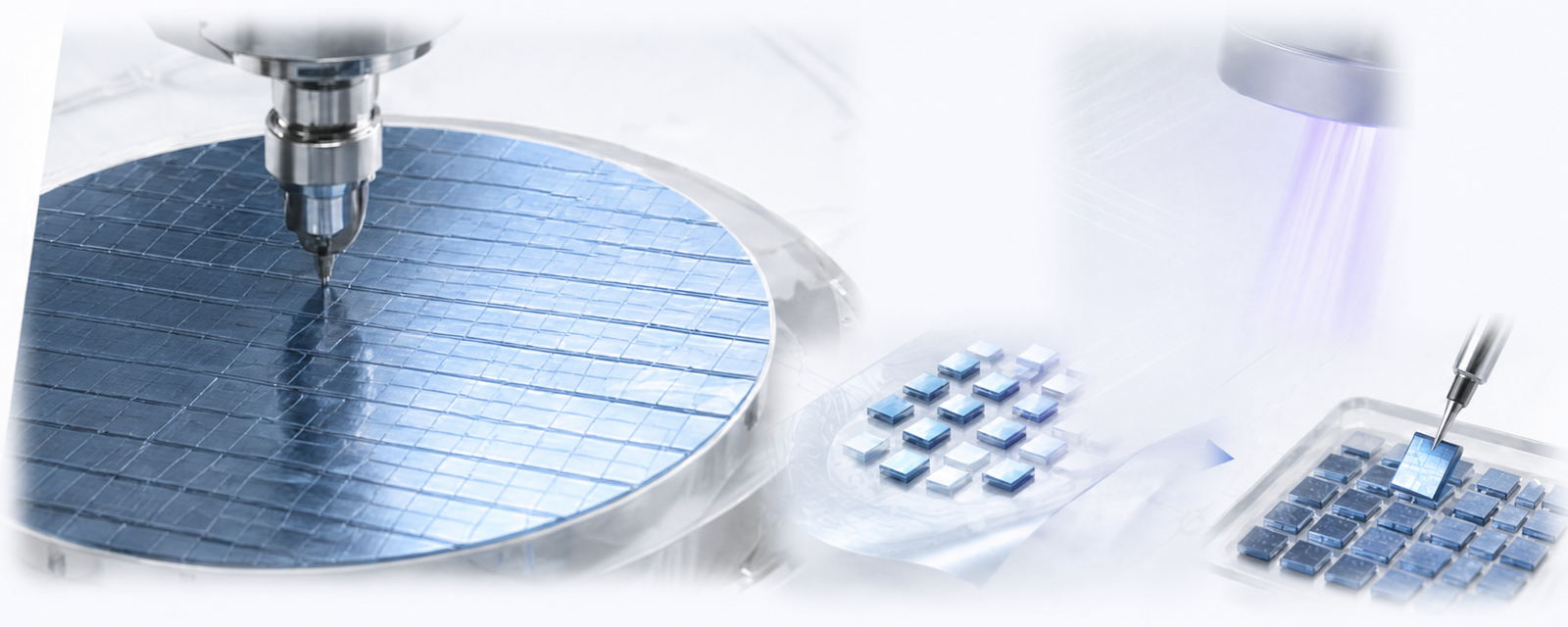 Semiconductor wafer dicing process